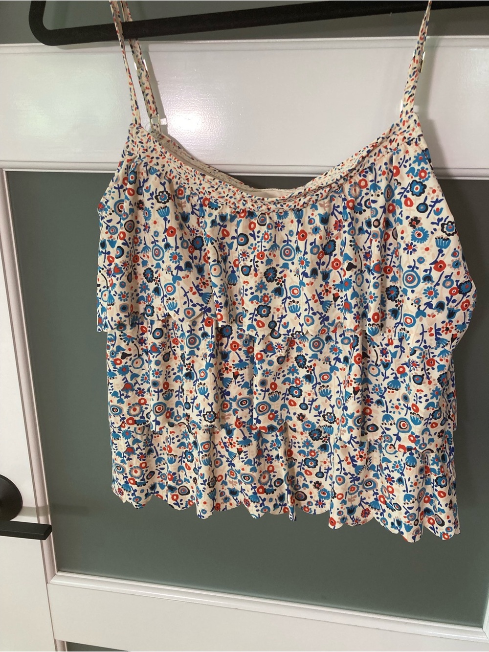 Marc Jacobs FLORAL FRUTTI Ruffled Tier Tankini Top and Matching Skirt - M - Picture 4 of 16